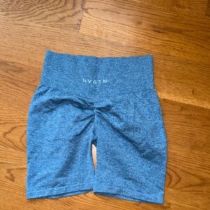 NVGTN Heather Blue Biker Shorts